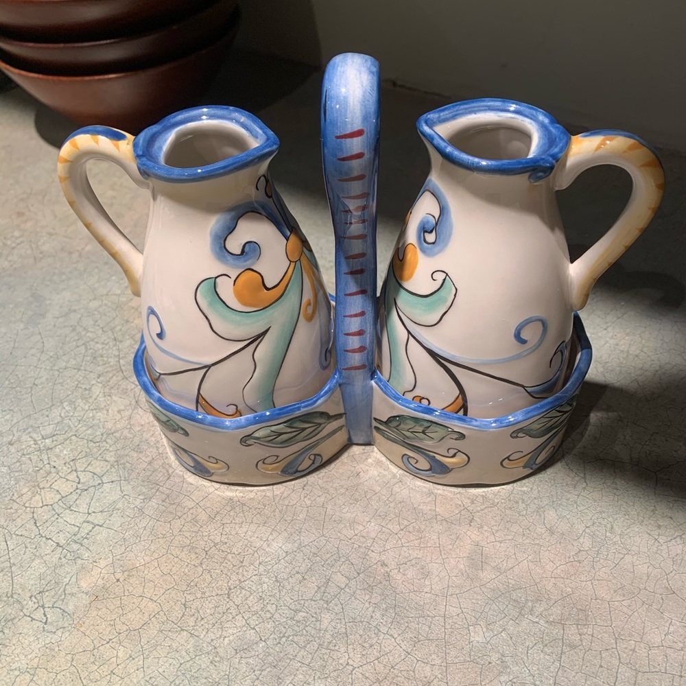 Fitz and Floyd Cruet Set